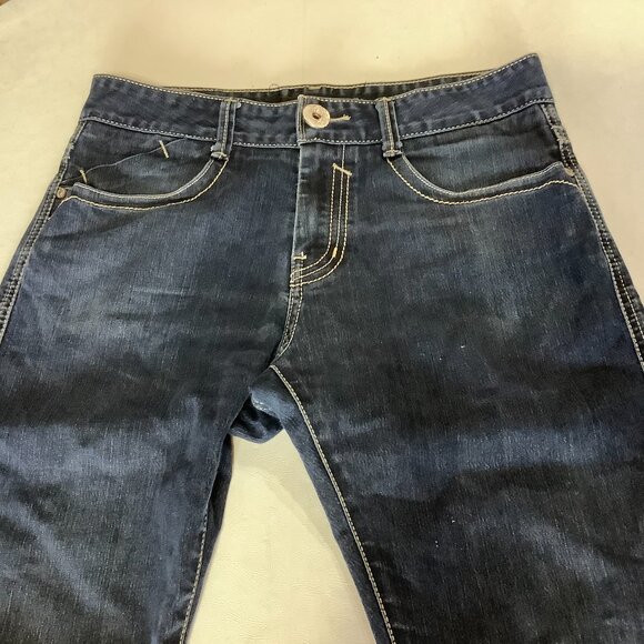 Selvedge Evisu Genes Jeans Denim Sparkly Back Pocket Size 32 - Picture 2 of 9